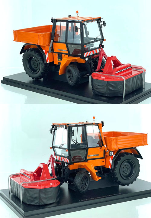 Deutz Intrac 2004 mit Pritsche und Deutz KM25F Mähwerk( Kommunal )- limitierte Auflage 300 Stk. -