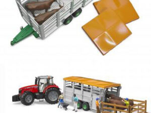 Viehtransportanhänger mit Kuh