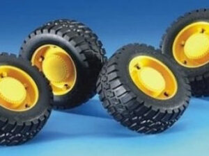 Bruder / Zwillingsbereifung für Liebherr Radlader von Bruder ( 2430 )- da wir den Artikel ausdrücklich als defekt  verkaufen ist jegliche Rückgabe- Umtausch oder Gewährleistung ausgeschlossen -- Durch den Kauf akzeptieren Sie diese Bedingungen ! -