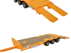 Kane -Flachbettanhänger gelb