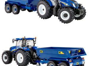 New Holland T6 mit NC Kippmulden Anhänger