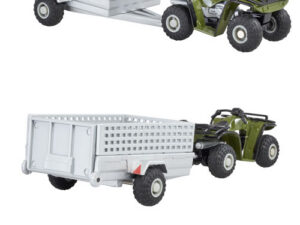 Britains Quad ATV Bike mit Anhänger