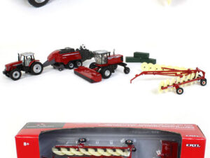 Massey Ferguson Heuernte Set- MF 8280- 2270XD Großballenpresse- WR9870 Selbstfahrender Schwader- Hesston Heurechen
