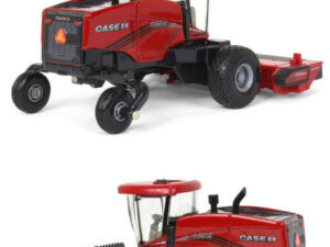 Case IH WD2505 selbstfahrender Schwader mit zwei verschiedenen Mähwerken