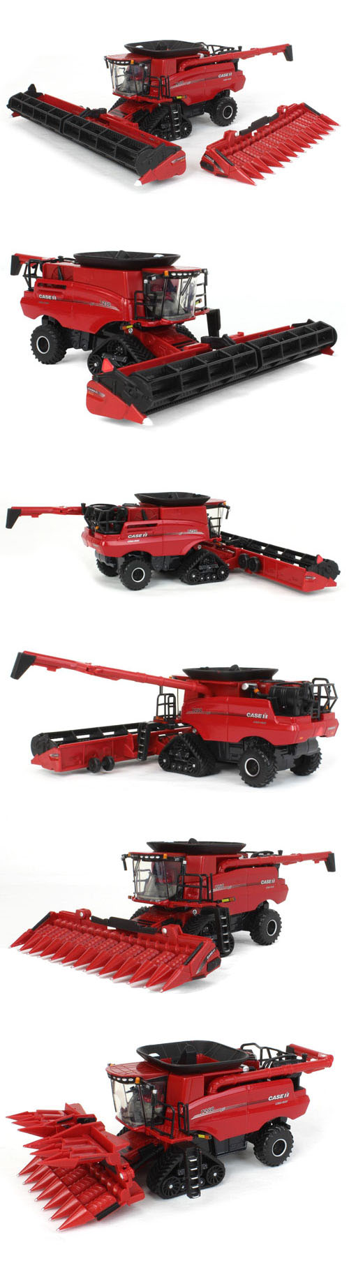 Case IH 7250 Mähdrescher mit Kettenlaufwerkund zwei Schneidwerken- ERTL Prestige Collection -