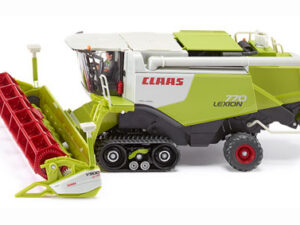 Claas Lexion 770 mit Raupenlaufwerk und Schneidwerkswagen