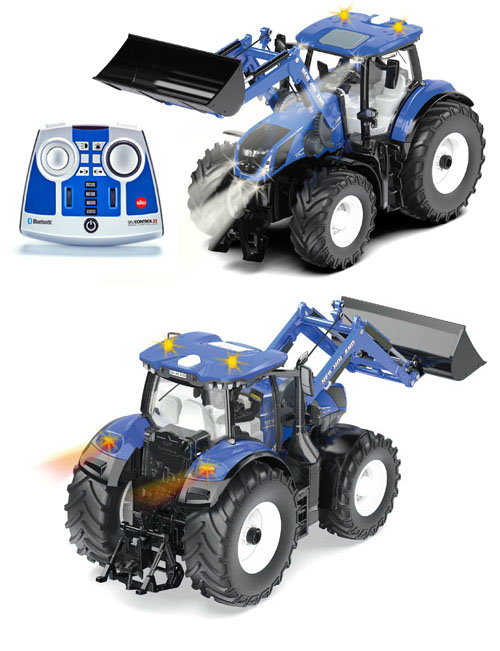 New Holland T7.315 mit Frontlader - App-Steuerung und BluetoothFernsteuermodul