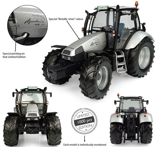 Deutz-Fahr Agrotron 120 MK3 - silber-- Limited Edition 1000 Stk. -- Special Design No.555 -