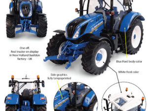 New Holland T6.180 " Heritage blue Edition "- Jubiläums Modell für 100 Jahre Traktoren vom 1. Ford Model F bis New Holland T7 Serie -