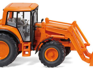 John Deere 6920S mit Frontlader in Kommunal-Orange
