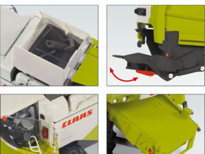 RestpostenClaas Tucano 570 Mähdrescher mit Maisvorsatz Conspeed 8-75