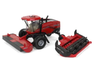 Case IH WD2505 selbstfahrender Schwader mit zwei verschiedenen Mähwerken