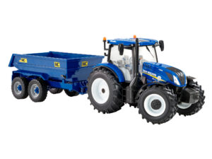 New Holland T6 mit NC Kippmulden Anhänger