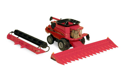 Case IH 9120 Mähdrescher mit 16-reihigen Maisgebiss + 30ft Schneidwerk