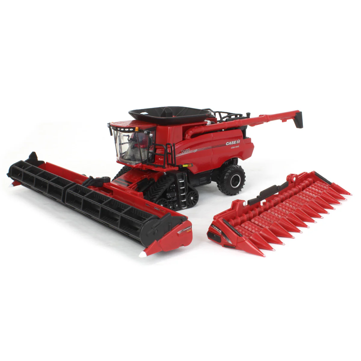 Case IH 7250 Mähdrescher mit Kettenlaufwerkund zwei Schneidwerken- ERTL Prestige Collection -