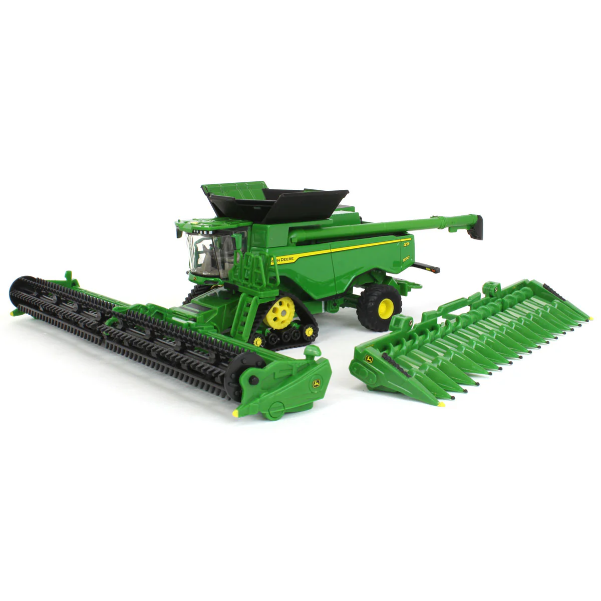 John Deere X9 1100 Mähdrescher mit Kettenantrieb- mit Getreide- und Maisgebiss
