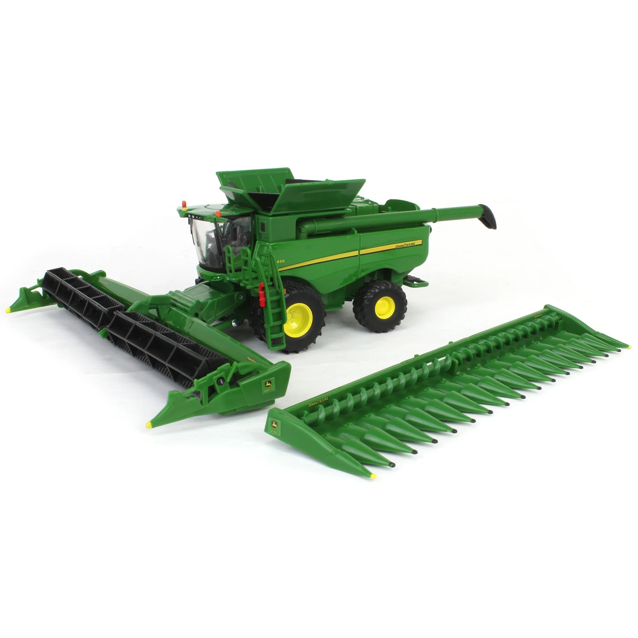 John Deere S680 Mähdreschermit Korn- und Getreideschneidwerk- Prestige Collection -