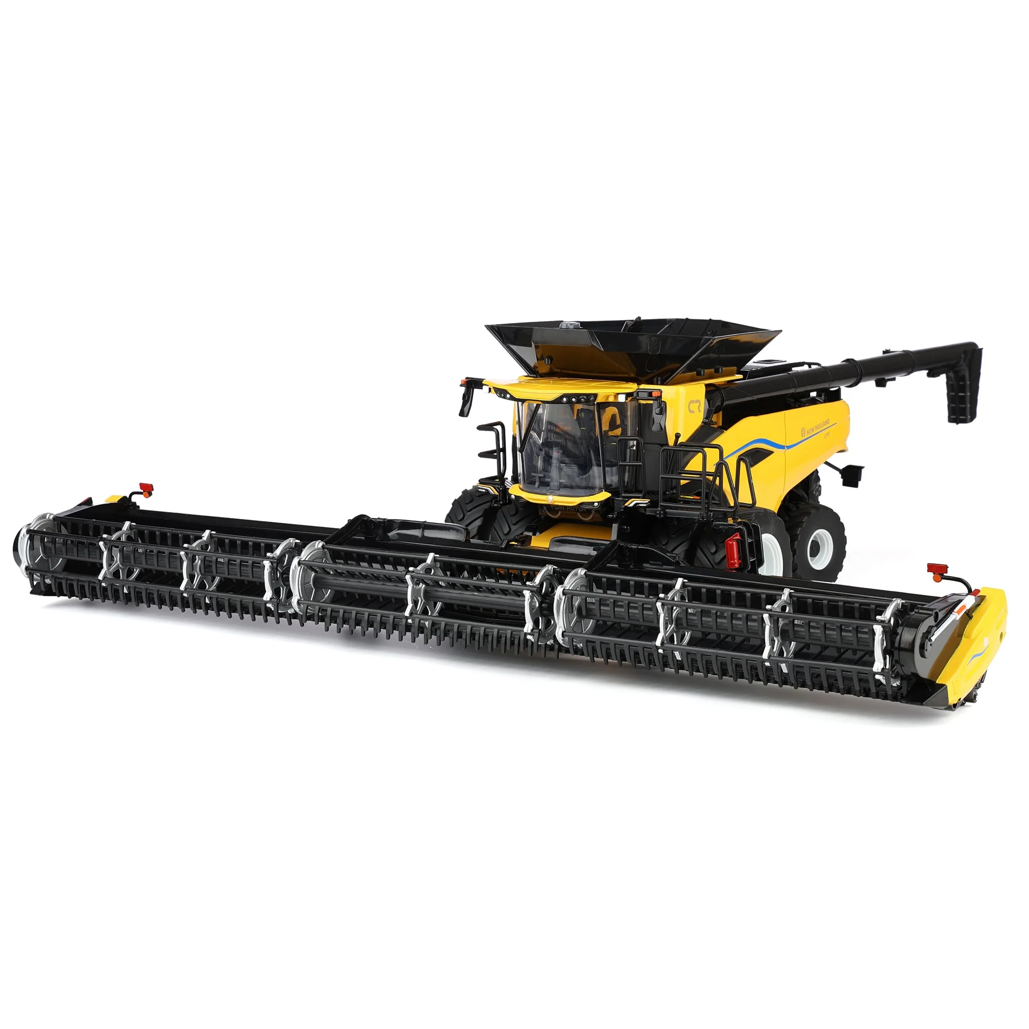New Holland CR11 Combine with Draper & Corn Heads- ERTL Prestige Collection -