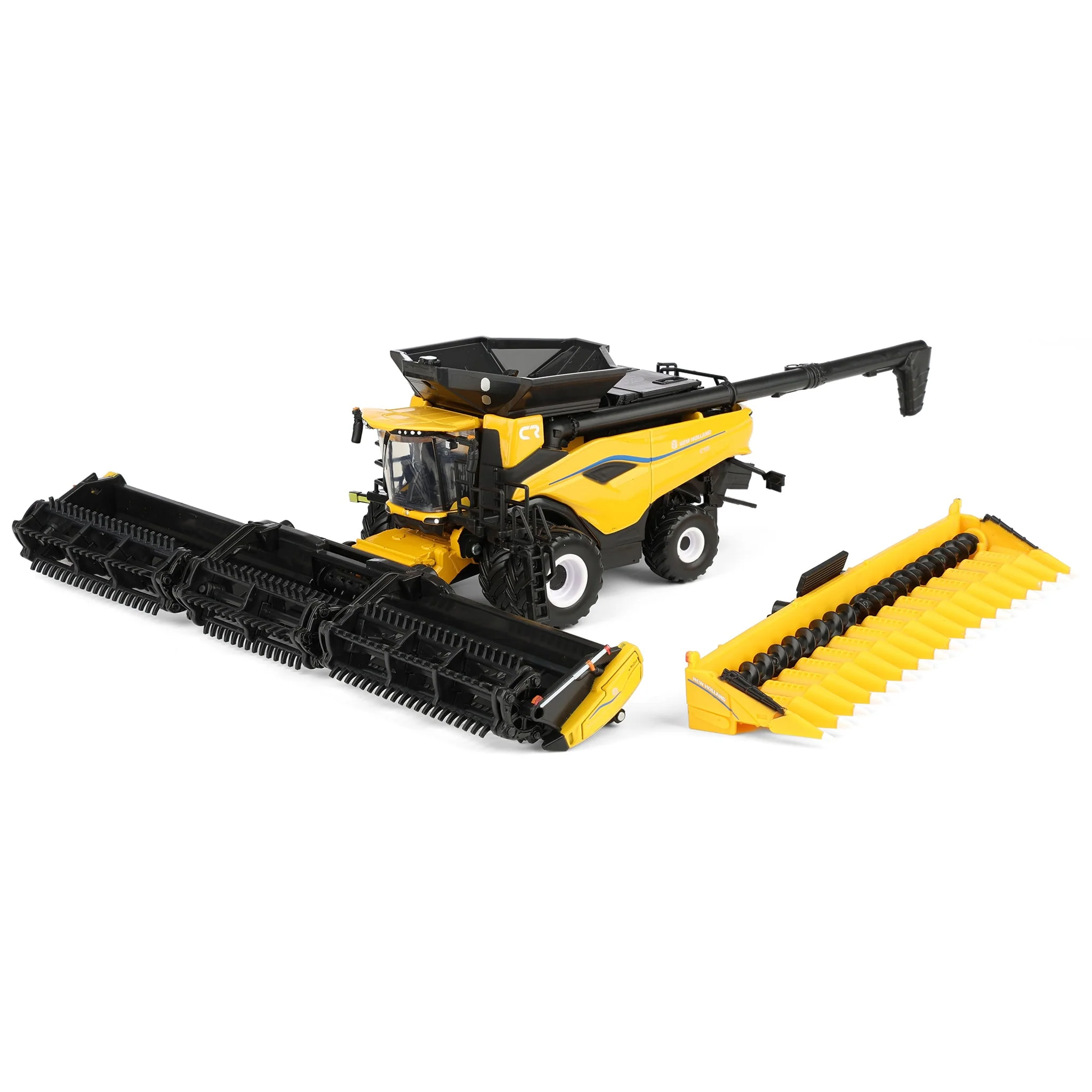 New Holland CR11 Combinemit Mais und Getreide Schneidewrk- ERTL Prestige Collection -