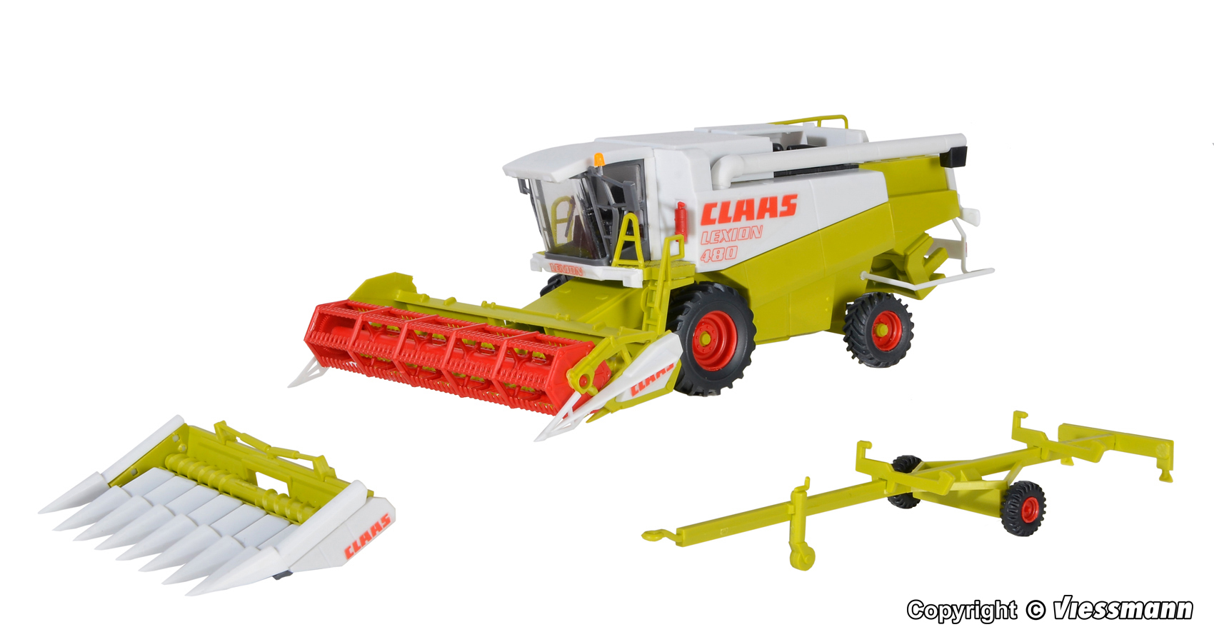 Claas Mähdrescher mit Schneid- und Maisgebiss( Bausatz ) – Bild 2