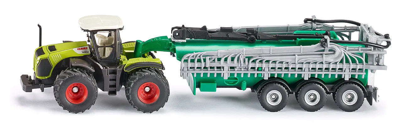 Claas Xerion mit Samsung Güllefass