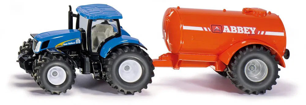 New Holland mit Abbey Ein-Achs-Güllefass