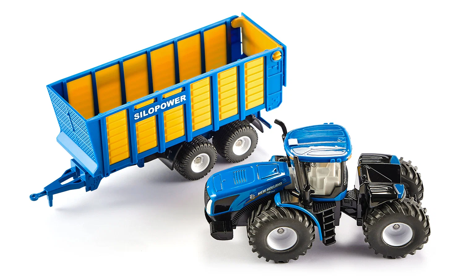 New Holland T9.560 mit tandem Silagewagen – Bild 6