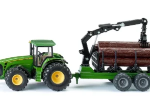 John Deere mit Forstanhänger
